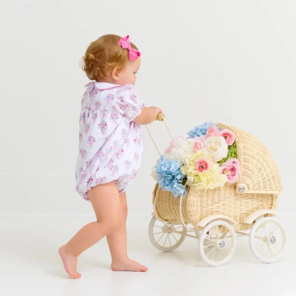 Beaufort Bonnet Holly Day Bubble East Bay Bouquet Hamptons Hot Pink TBBC 18-24 M
